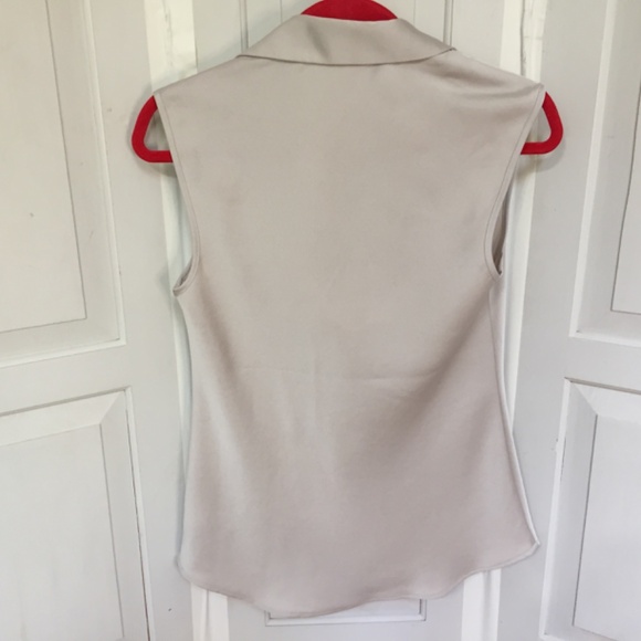 Calvin Klein Tan V-Neck Sweater - Picture 10 of 14